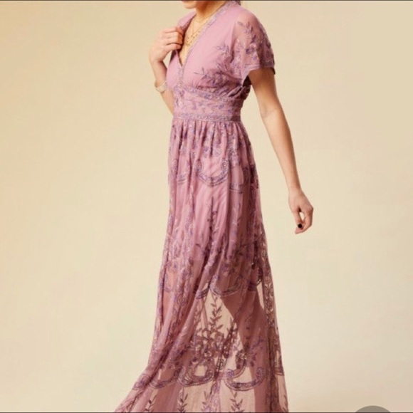 Altar'd State Dresses Altard State Mariska Maxi Lace Floral Dress New
