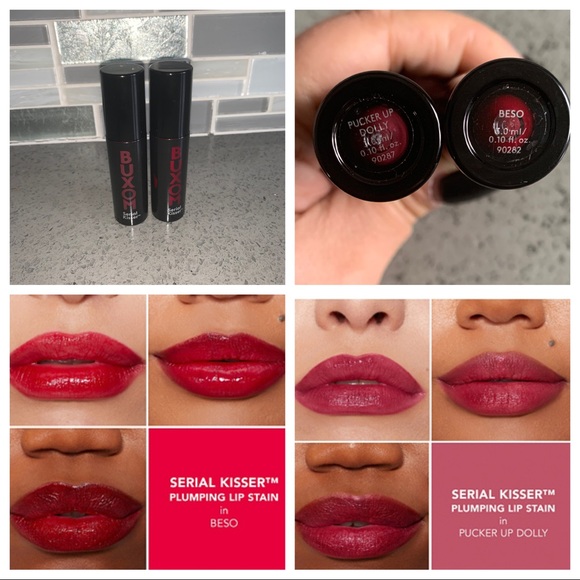 Buxom Makeup Buxom Mini Serial Kisser Plumping Lip Stain Bundle