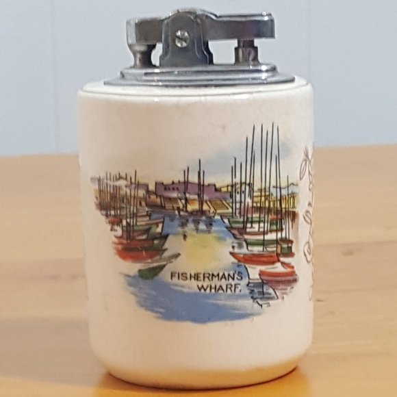 Maybe you would like to learn more about one of these? Table Top Accents Vintage Empty Ceramic Cigarette Lighter Poshmark