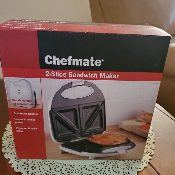 Chefmate Kitchen Nib Chefmate 2slice Sandwich Maker Poshmark