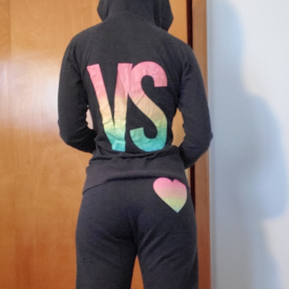 Victoria's Secret Pants & Jumpsuits Grey Victorias Secret Tracksuit