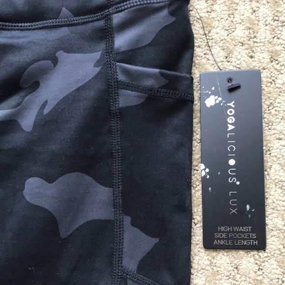 90 Degree By Reflex Pants & Jumpsuits 9 Degree By Reflex Yogalicious Lux Camo Leggings Poshmark