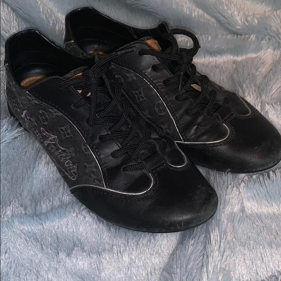 Louis Vuitton Shoes Louis Vuitton Black Canvas Monogram Walking Shoe