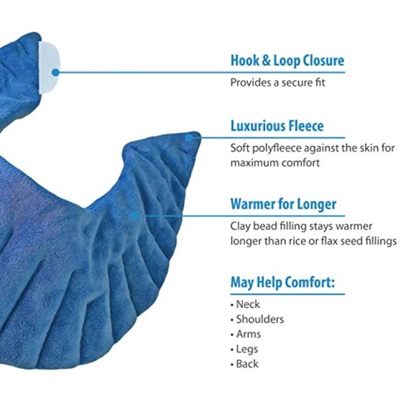 NatraCure Other Microwaveable Moist Heat Wrap With Clay Beads New Poshmark