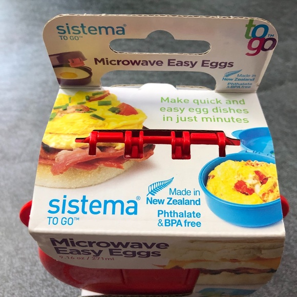 Sistema Kitchen Sistema Easy Eggs To Go Microwave Cooker Red Poshmark