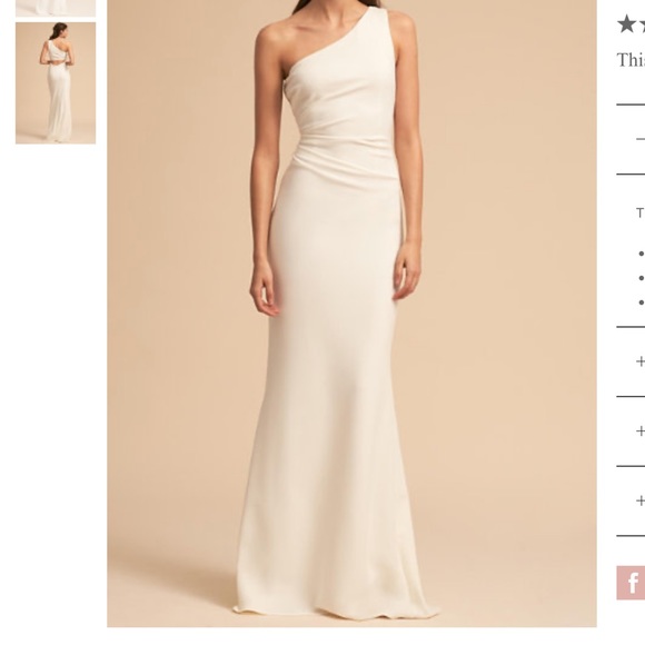 BHLDN Dresses Nwot Bhldn Katie May Wedding Dress Ivory Poshmark