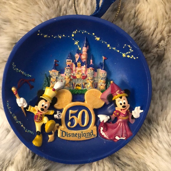 Disney Holiday Disneyland 5th Anniversary Ornament Poshmark