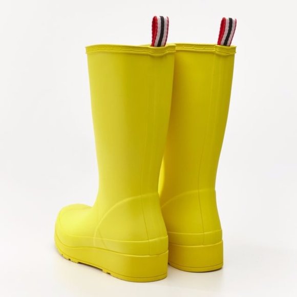 Hunter Shoes Hunter Original Tall Play Rain Boot In Yellow New