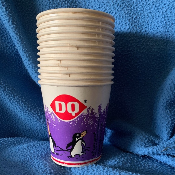 DAIRY QUEEN Kitchen Collectible Dairy Queen Penguin Blizzard Cups 2