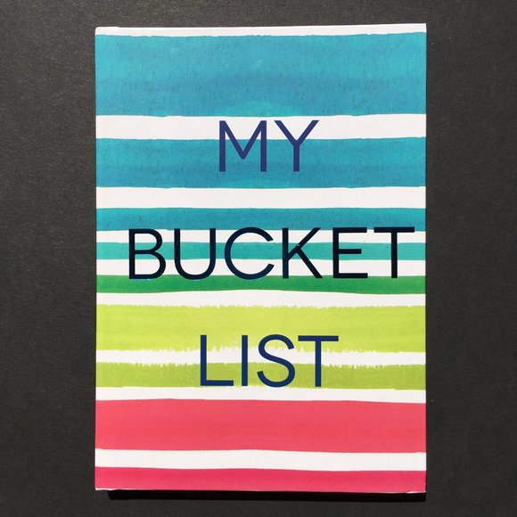 Office 315 Striped My Bucket List Notebook Poshmark