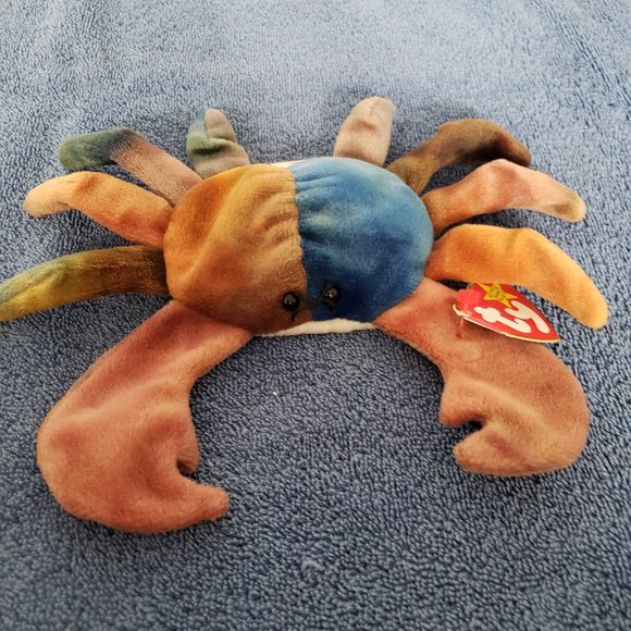 Ty Toys Ty Claude Beanie Babies The Tye Dye Crab 996orig Poshmark