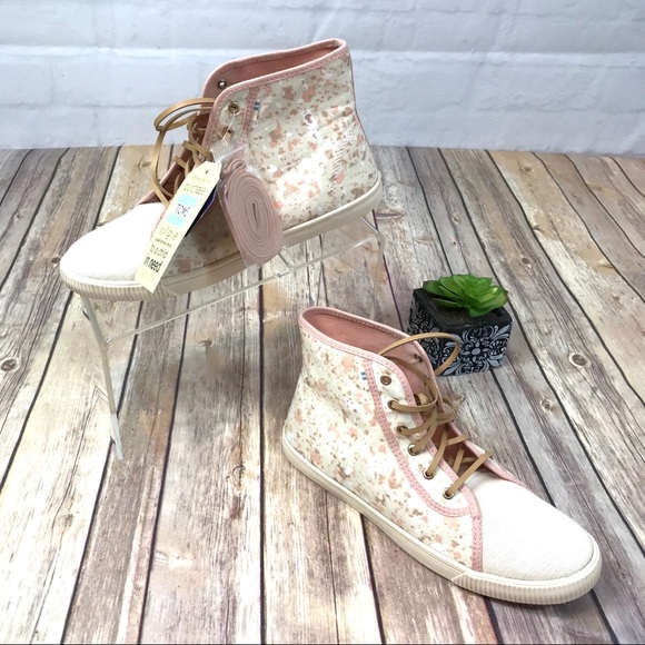 Toms Shoes Nwt Toms Womens Camarillo Pink High Top S Poshmark
