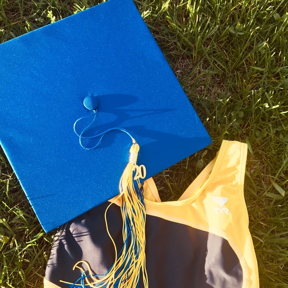 Jostens Other Royal Blue Jostens Cap Gown Graduation Set Poshmark