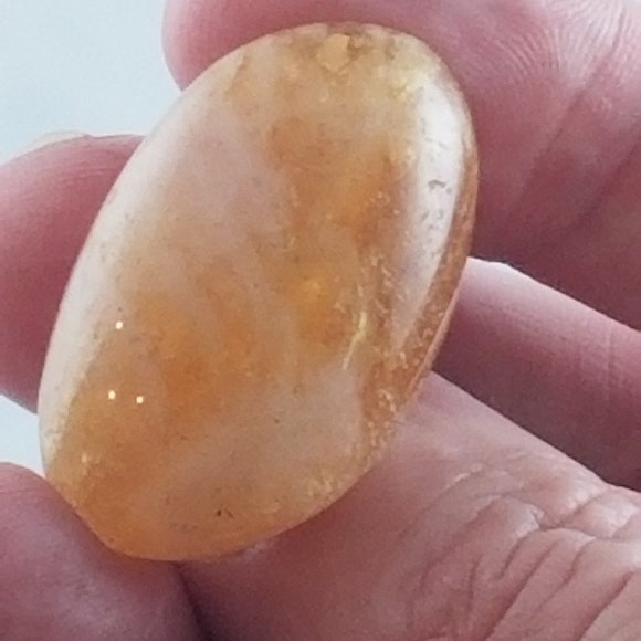 Accents Natural Amber Quartz Polished Stone Poshmark