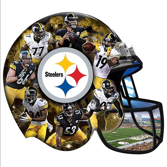 Masterpieces, Inc Games Pittsburgh Steelers 50pc Helmet Shaped Puzzle Poshmark