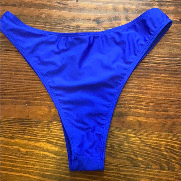 Amazon Swim Electric Blue Bathing Suit Thong Poshmark
