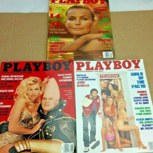 PLAYBOY Other Three Very Collectible Playboy Magazines Seinfeld