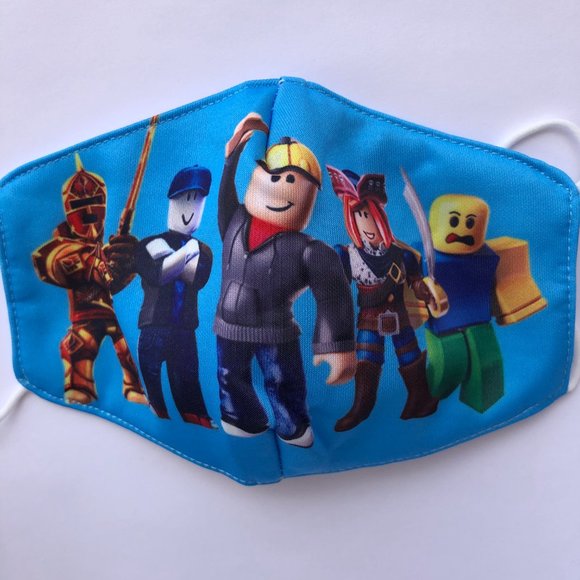 roblox Accessories Pc Kids Face Mask Roblox Cartoon Poshmark