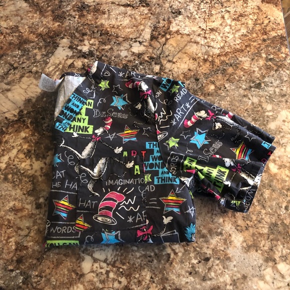 Other Dr Suess Scrub Top Poshmark