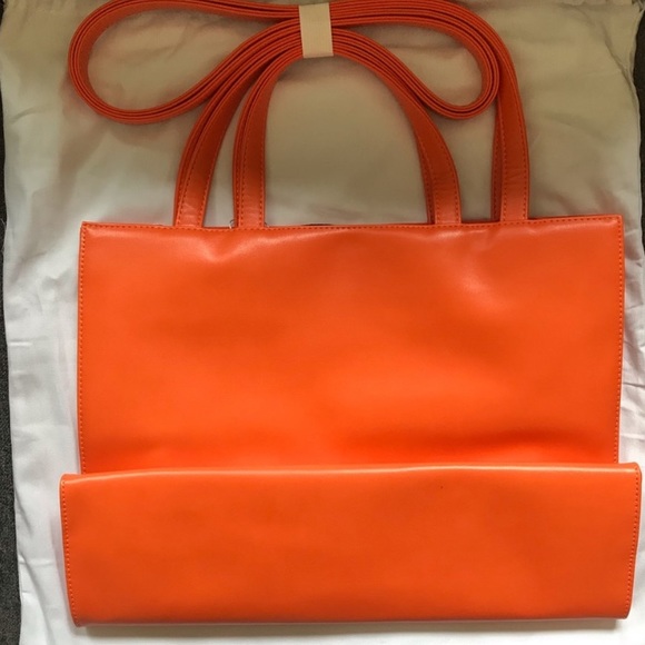 Telfar Bags Medium Orange Telfar Shopping Bag Poshmark