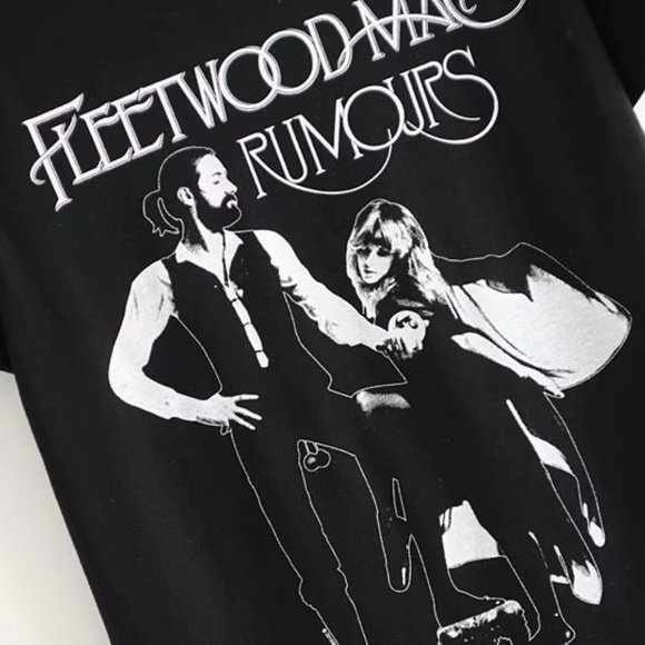 Tops Fleetwood Mac Band Graphic Tee Poshmark