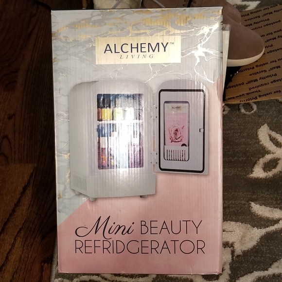 Alchemy Living Makeup Mini Beauty Fridge Refrigerator By Alchemy