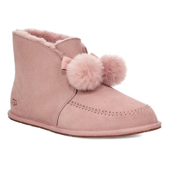 UGG Shoes New Ugg Kallen Pom Slippers House Shoes Pink Poshmark