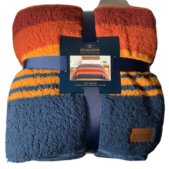 Pendleton Bedding Pendleton Sherpa Fleece Grand Canyon King Blanket