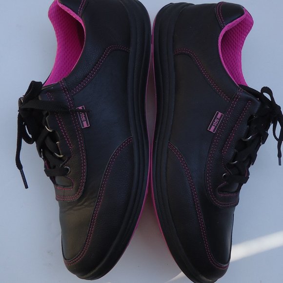 SAS | Shoes | Size Sas Sporty Black Leather Sneaker | Poshmark