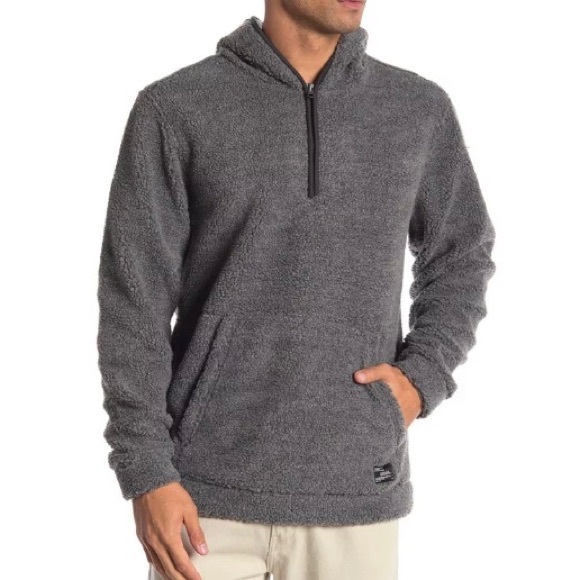 Union Jackets & Coats Union Nwt Turner Teddy Fleece Quarter Zip