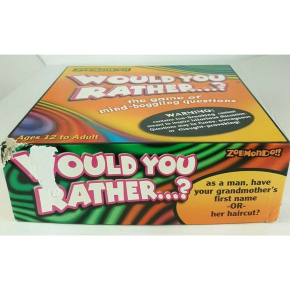 Zobmondo!! Toys Would You Rather Board Game Zobmondo Original