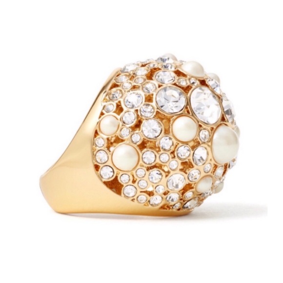 kate spade Jewelry Kate Spade Pick A Pearl Cocktail Ring Poshmark