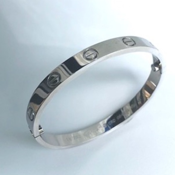 Cartier Jewelry Cartier Love Bracelet White Gold Poshmark