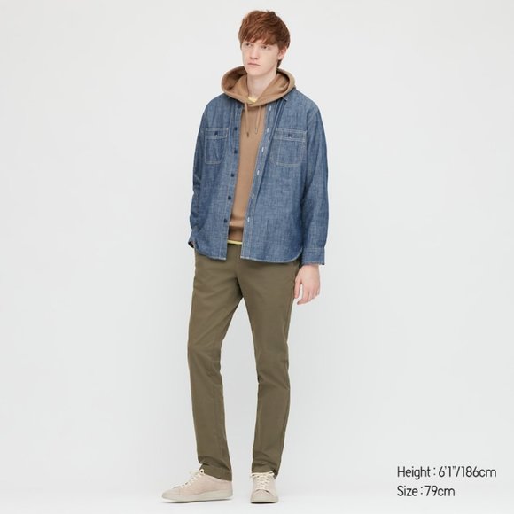 Uniqlo Pants Uniqlo Men Slim Fit Chino Pants Olive Green Nwt Poshmark
