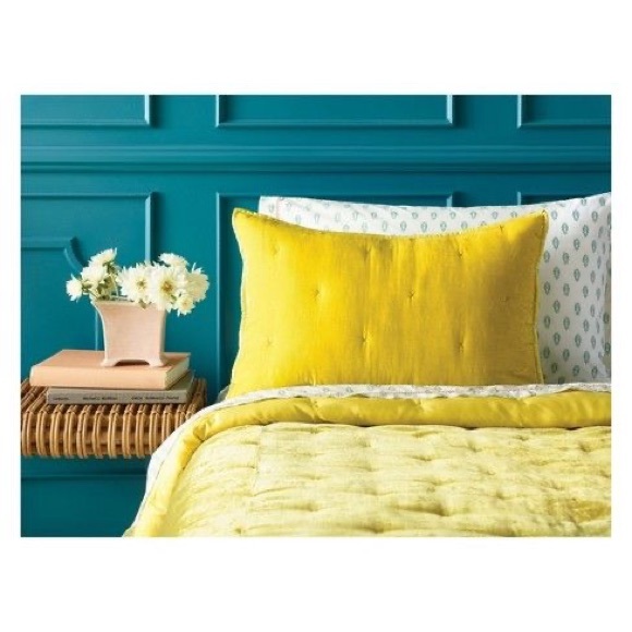 Opalhouse Bedding Target Opalhouse Yellow Velvet And Stain Bedspread