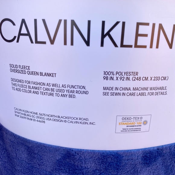 Calvin Klein Bedding Calvin Klein Oversized Queen Blanket Plush