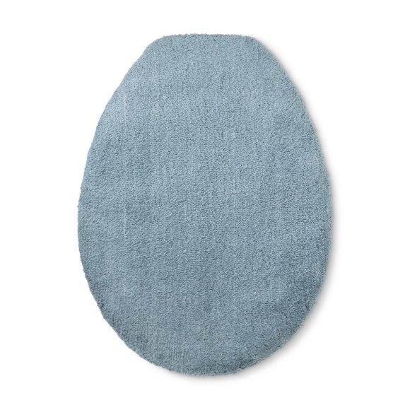 Fieldcrest Bath Tufted Spa Elongated Toilet Lid Cover Aqua Poshmark