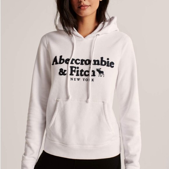 Abercrombie & Fitch Tops Abercrombie Fitch Logo Hoodie Poshmark