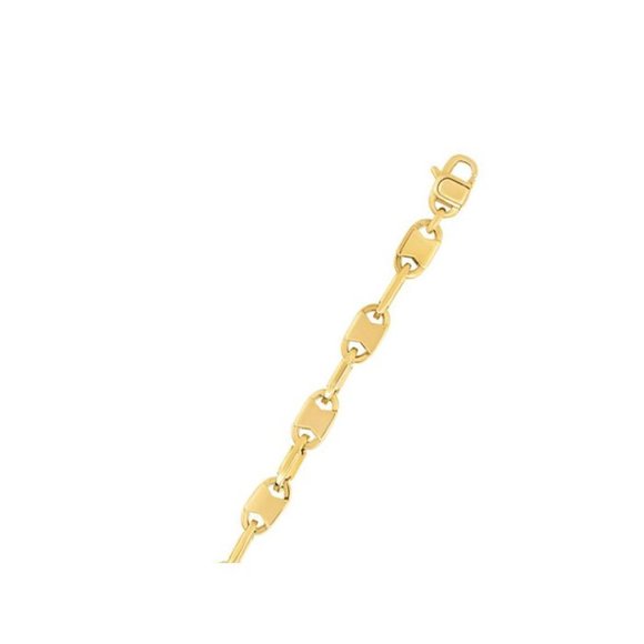 Accessories 825 14k Yellow Gold Fancy Anchor Link Bracelet Poshmark