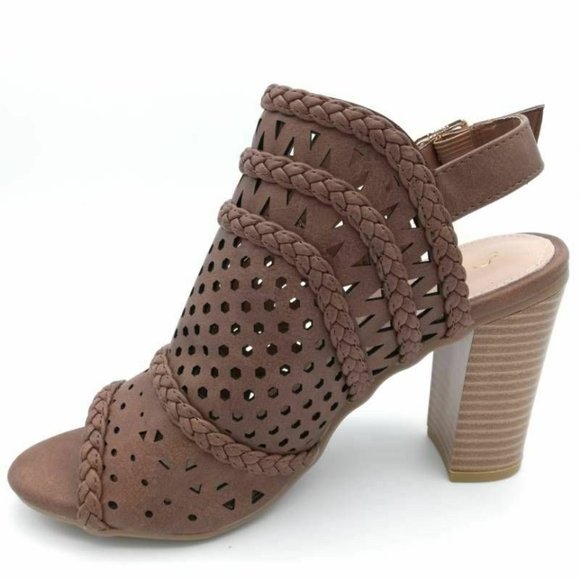 DBDK Fashion Shoes Dbdk Fashion Lily Sandals Brown Braided 6 New