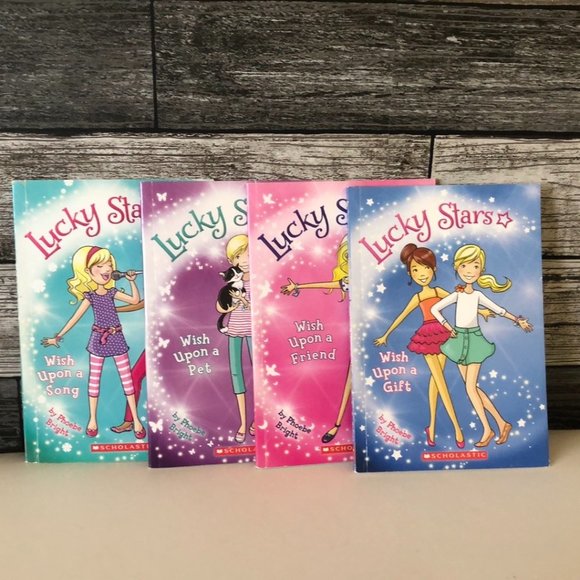 Lucky Stars Wish Upon A Friend Other Lucky Stars Phoebe Bright Scholastic Book Lot Of 4 Poshmark