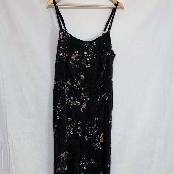 torrid Pants & Jumpsuits Size 3 Torrid Black Floral Sleeveless