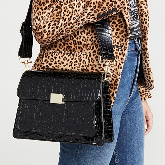Anine Bing Bags Anine Bing Felix Crocodile Black Bag Poshmark Anine Bing Bags Anine Bing Felix Crocodile Black Bag Poshmark