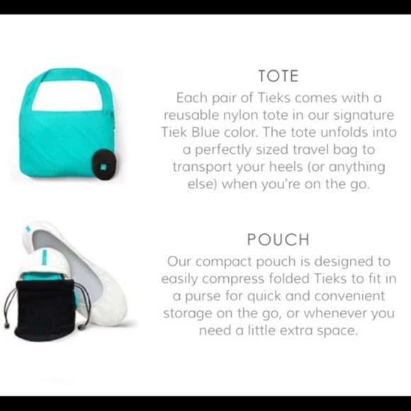 Tieks Bags Newtieks By Gavrieli Tote Bag And Pouch Poshmark