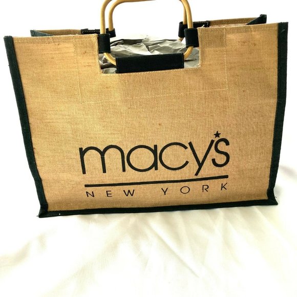 Macy's Bags Rare Macys Reusable Canvas Shopping Bag Vintage Poshmark