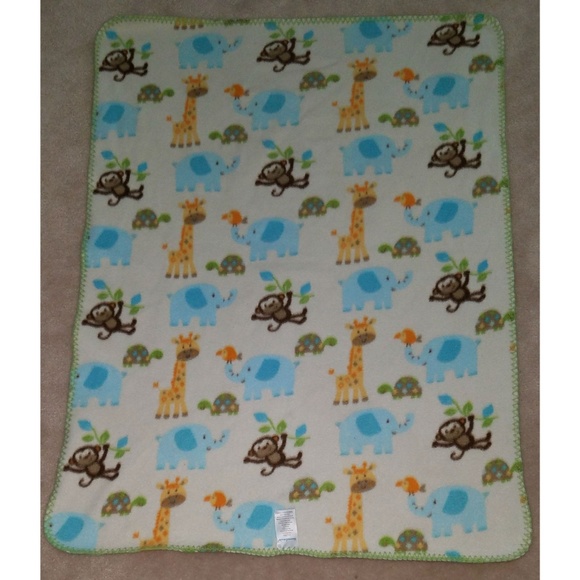 Garanimals Bedding Garanimals Baby Blanket Monkey Giraffe Elephant