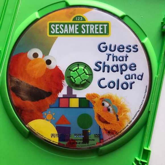 Sesame Street Other Sesame Street Guess That Shape And Color Dvd