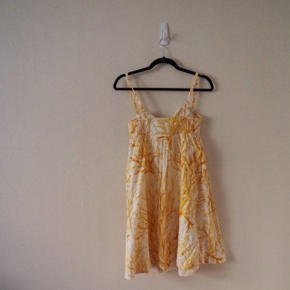 Anthropologie Dresses Anthropologie Hd In Paris Yellow Tied Front