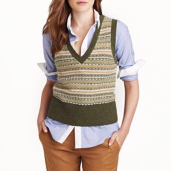 Ad shop women's cute boutique sweaters online. Web j.crew's 'camden' sweater vest is patterned with a geometric fair isle motif reminiscent. J. Crew Sweaters Jcrew Dream Fair Isle Angora Sweater Vest Poshmark