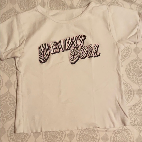 Deadly Doll Tops Deadly Doll Zebra Baby Tee Jesse Jo Stark Poshmark